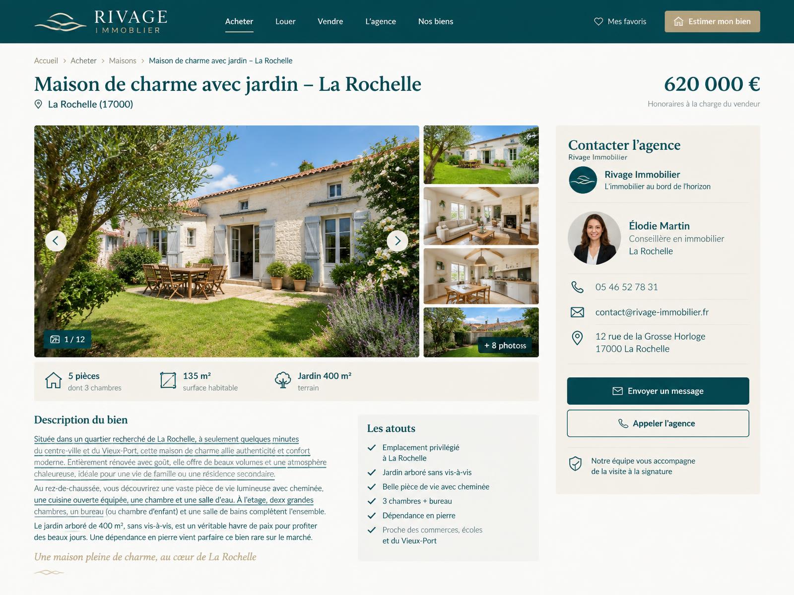 Fiche d'un bien immobilier